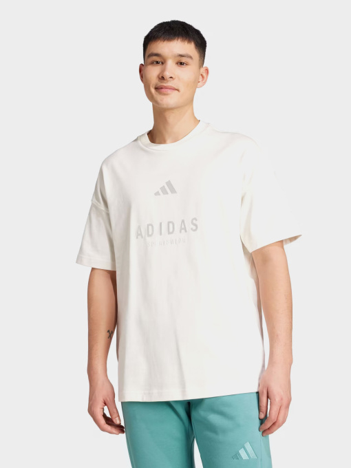 Футболки и поло Adidas ALL SZN EMBROIDERED GRAPHICS модель JL6552 Фото