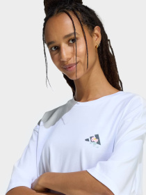 Футболки и поло Adidas SOFT SIDE OVERSIZED GRAPHIC модель KA5091 Фото