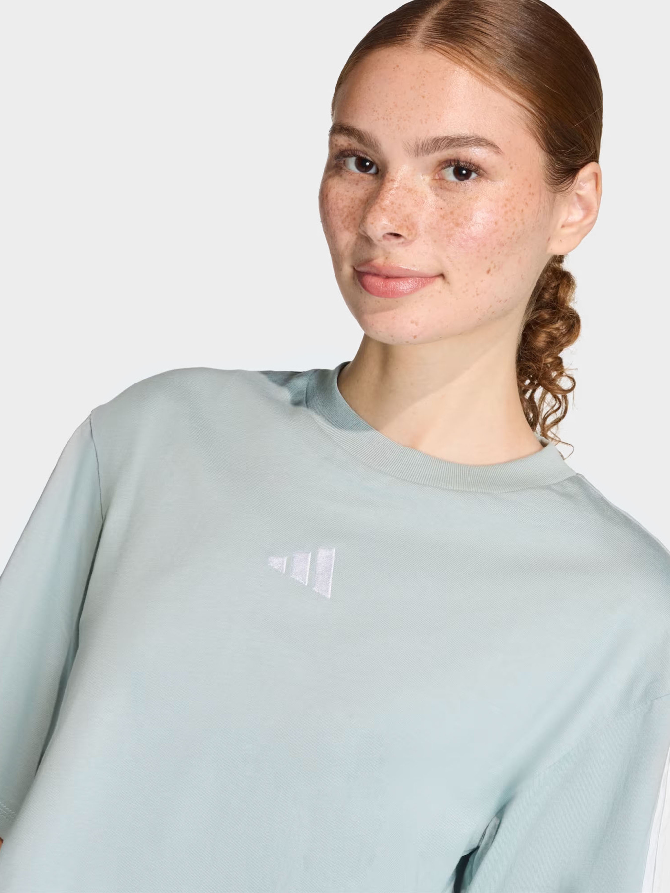 Футболка Adidas ESSENTIALS 3-STRIPES COTTON LO модель KC5223 Фото