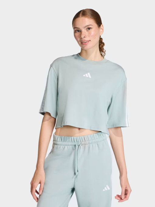 Футболка Adidas ESSENTIALS 3-STRIPES COTTON LO модель KC5223 Фото