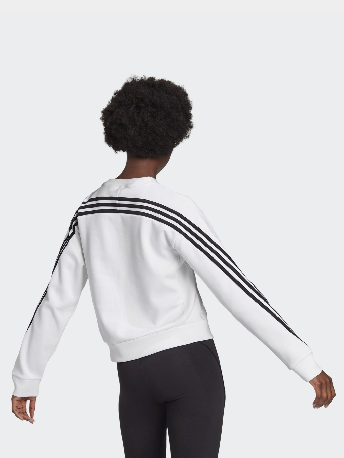 Свитшот Adidas Sportswear Wrapped 3-Stripes модель GJ5446 Фото