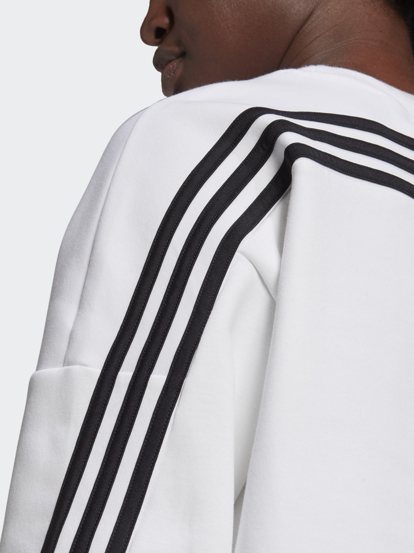 Свитшот Adidas Sportswear Wrapped 3-Stripes модель GJ5446 Фото