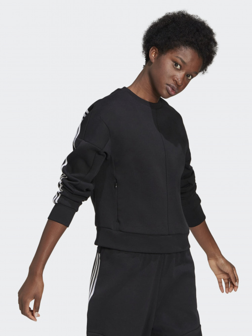 Світшот Adidas Sportswear Wrapped 3-Stripes модель GL0343 Фото