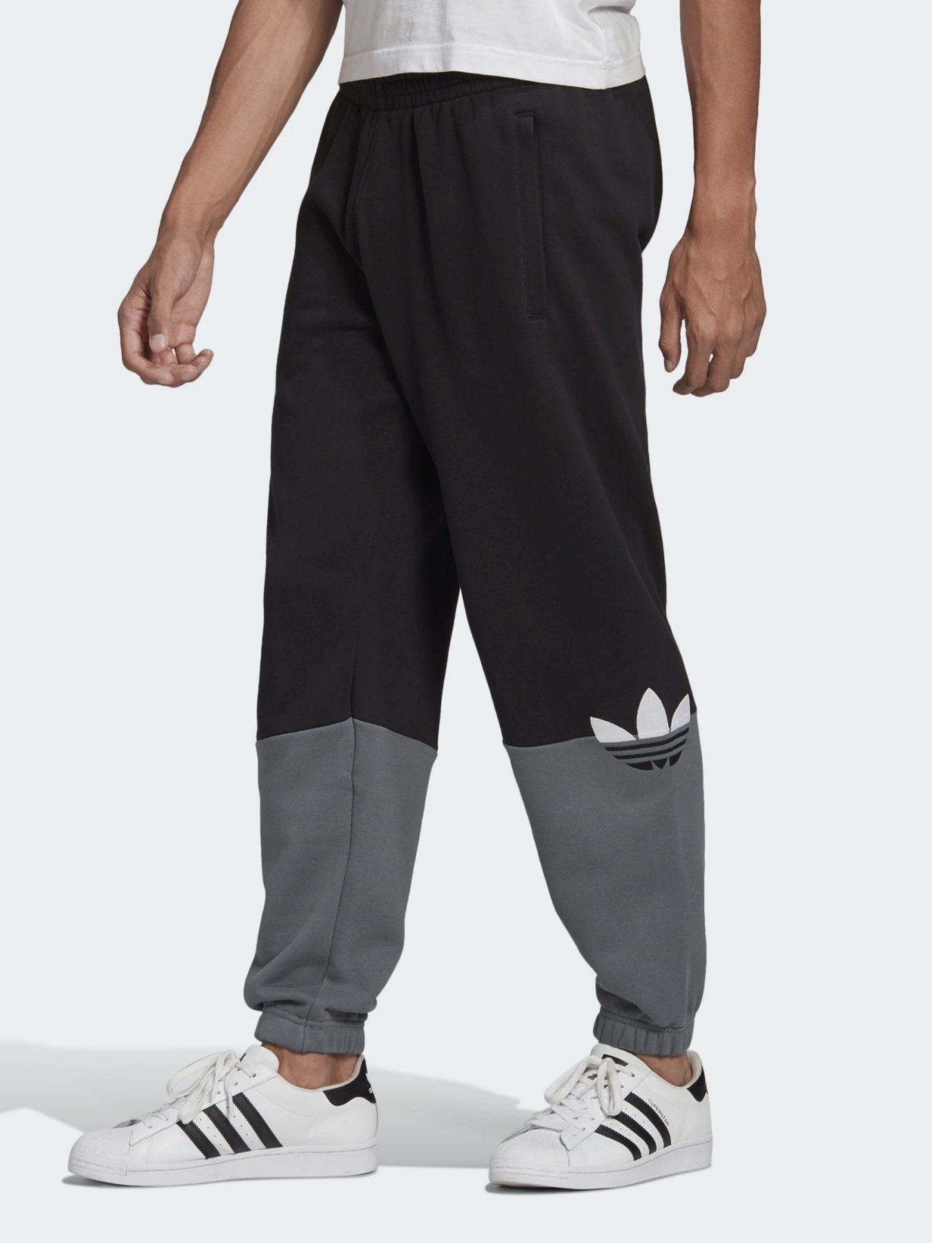 Штаны спортивные Adidas ADICOLOR SLICED TREFOIL SWEAT модель GN3445 Фото