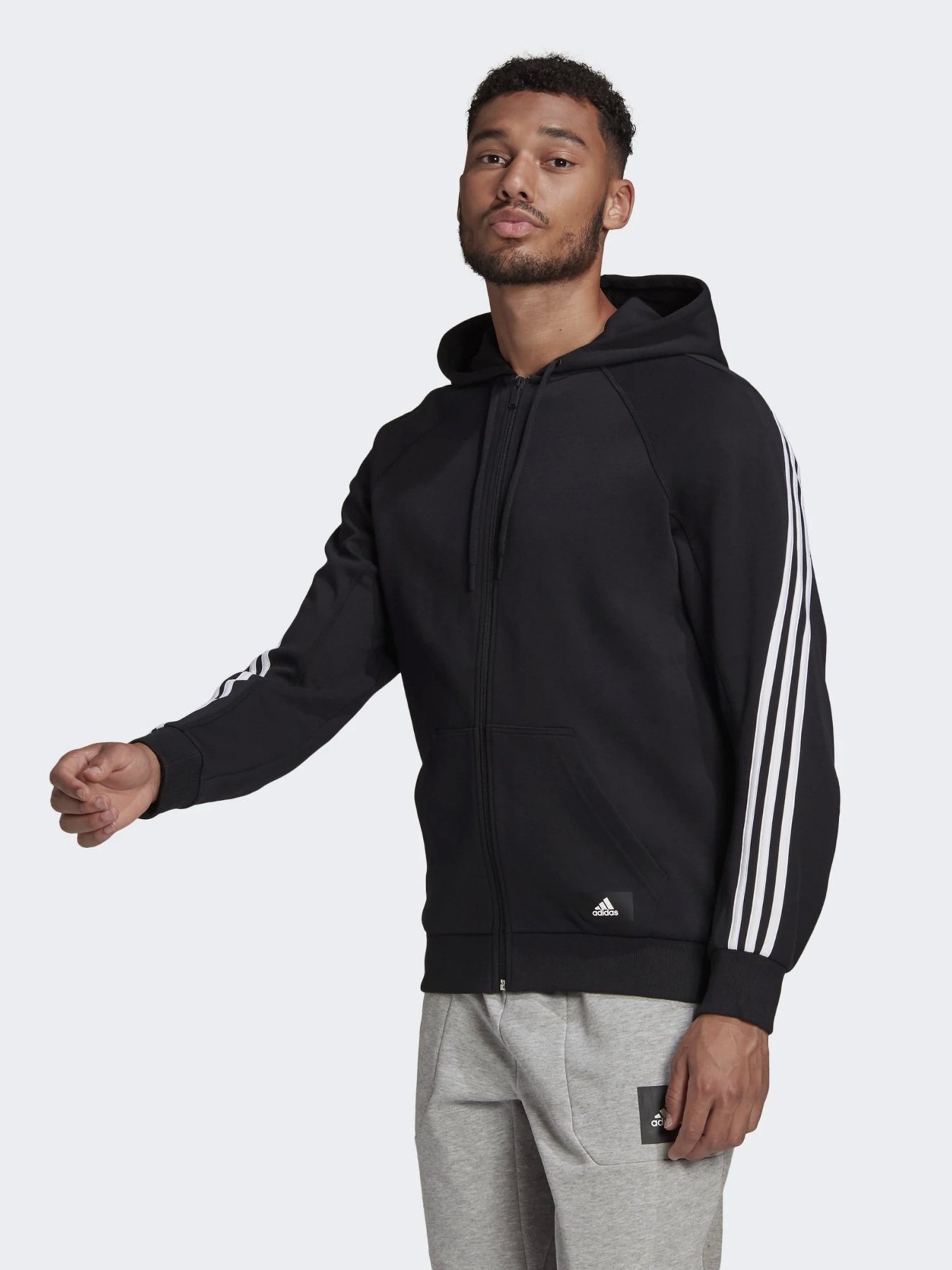 Кофта спортивная Adidas SPORTSWEAR 3-STRIPES модель GM6450 Фото