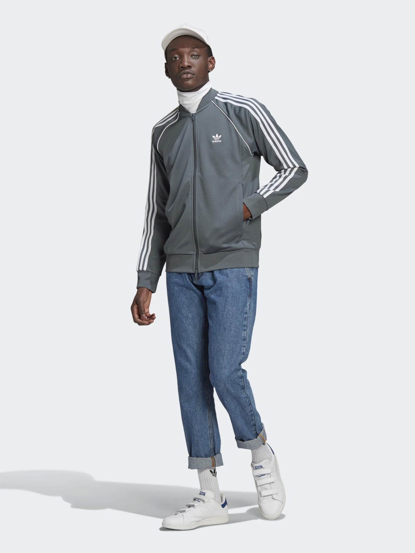 Спортивная кофта Adidas ADICOLOR CLASSICS PRIMEBLUE SST модель GN3516 Фото