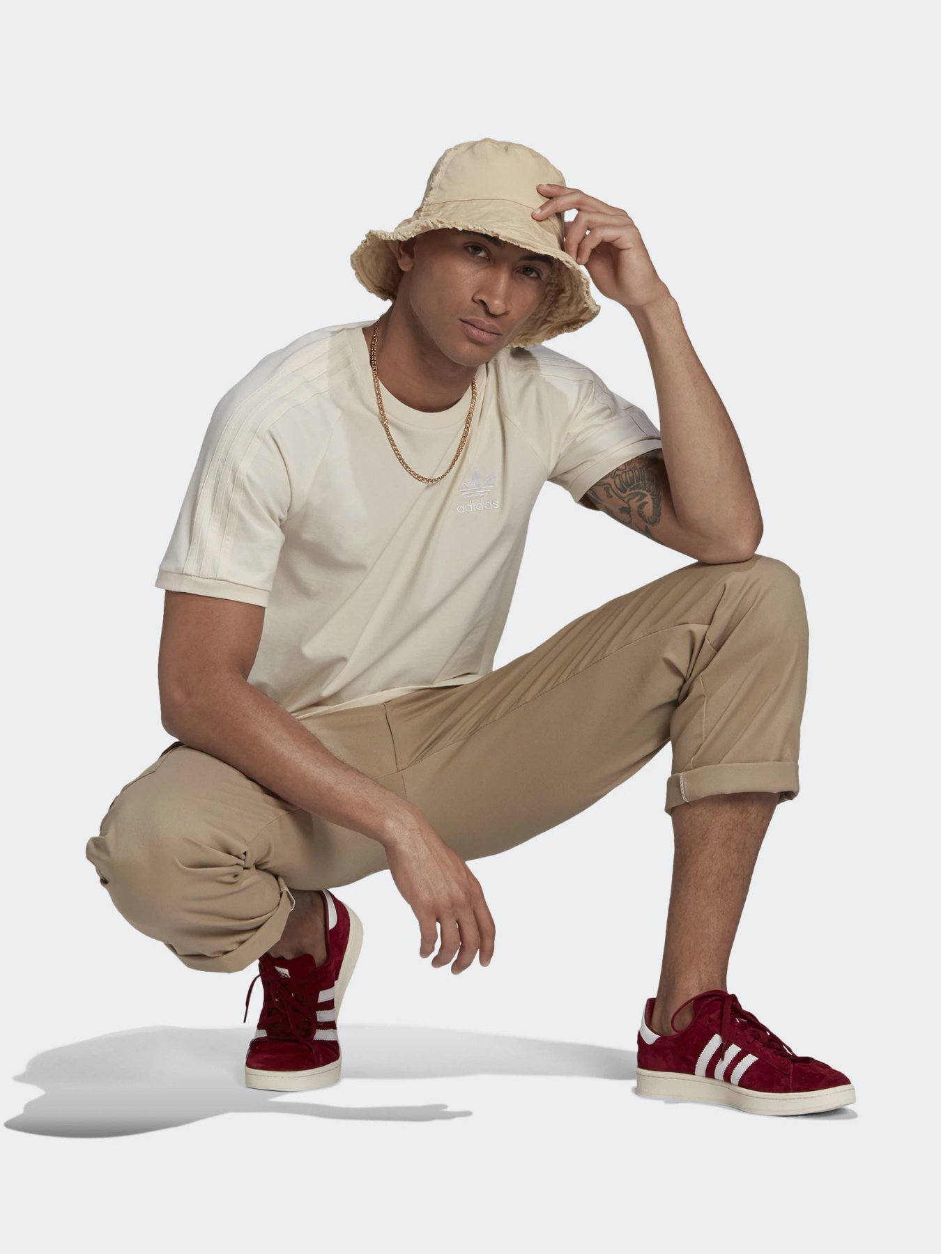 Футболки і поло Adidas ADICOLOR 3-STRIPES NO-DYE модель GN4187 Футболки і поло Adidas ADICOLOR 3-STRIPES NO-DYE модель GN4187 Фото