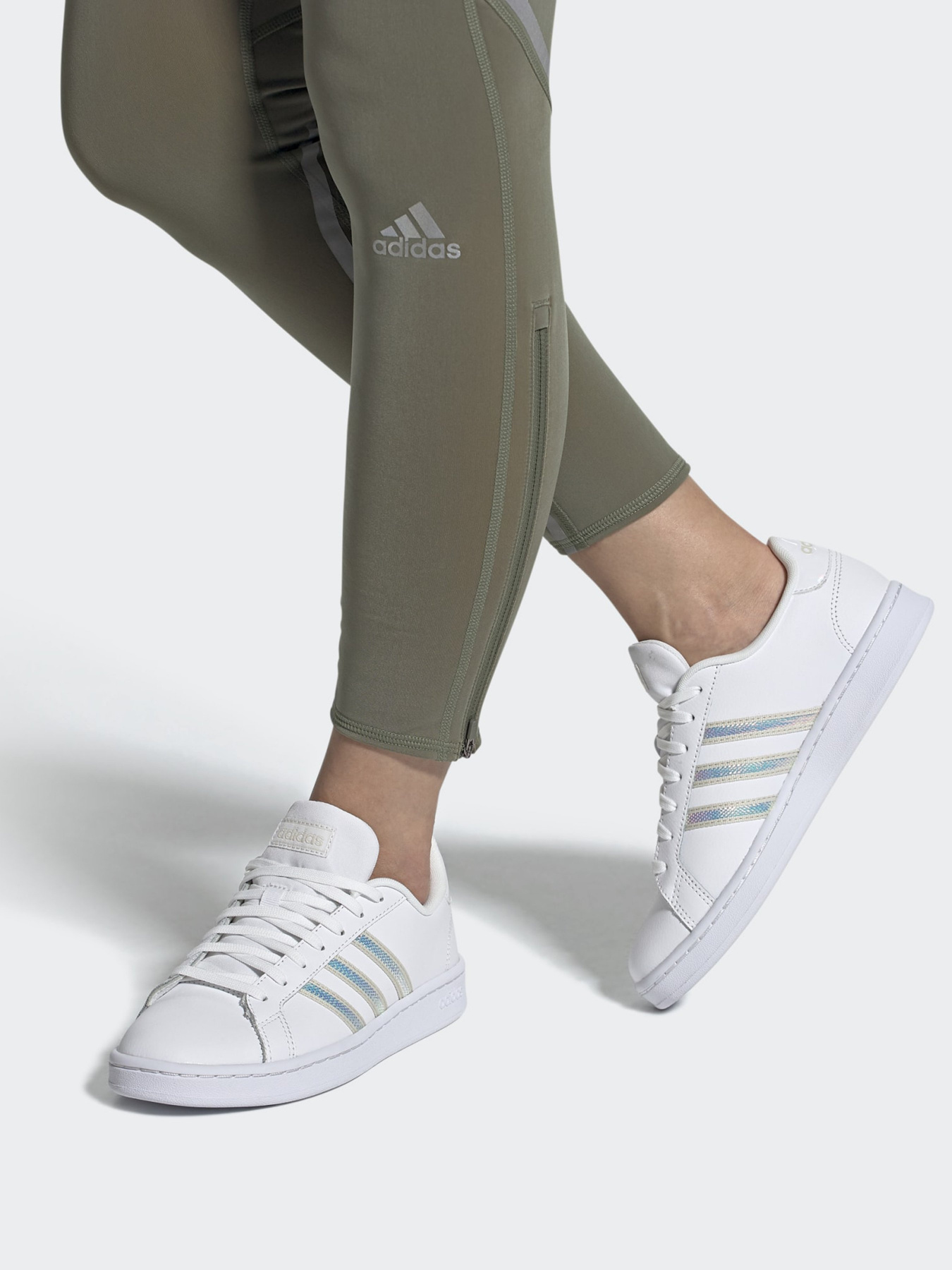 Кеды низкие Adidas Grand Court модель FW3734 Кеды низкие Adidas Grand Court модель FW3734 Фото