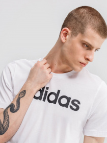 Футболки и поло Adidas ESSENTIALS LINEAR LOGO модель DQ3056 Фото