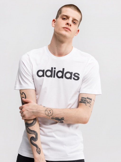 Футболки и поло Adidas ESSENTIALS LINEAR LOGO модель DQ3056 Фото