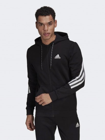 Кофта спортивна adidas SPORTSWEAR 3-STRIPES TAPE FULL-ZIP SWEATSHIRT модель GM6895 — фото 3 - INTERTOP