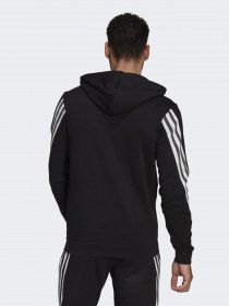 Спортивна кофта Adidas SPORTSWEAR 3-STRIPES TAPE FULL-ZIP SWEATSHIRT модель GM6895 Фото