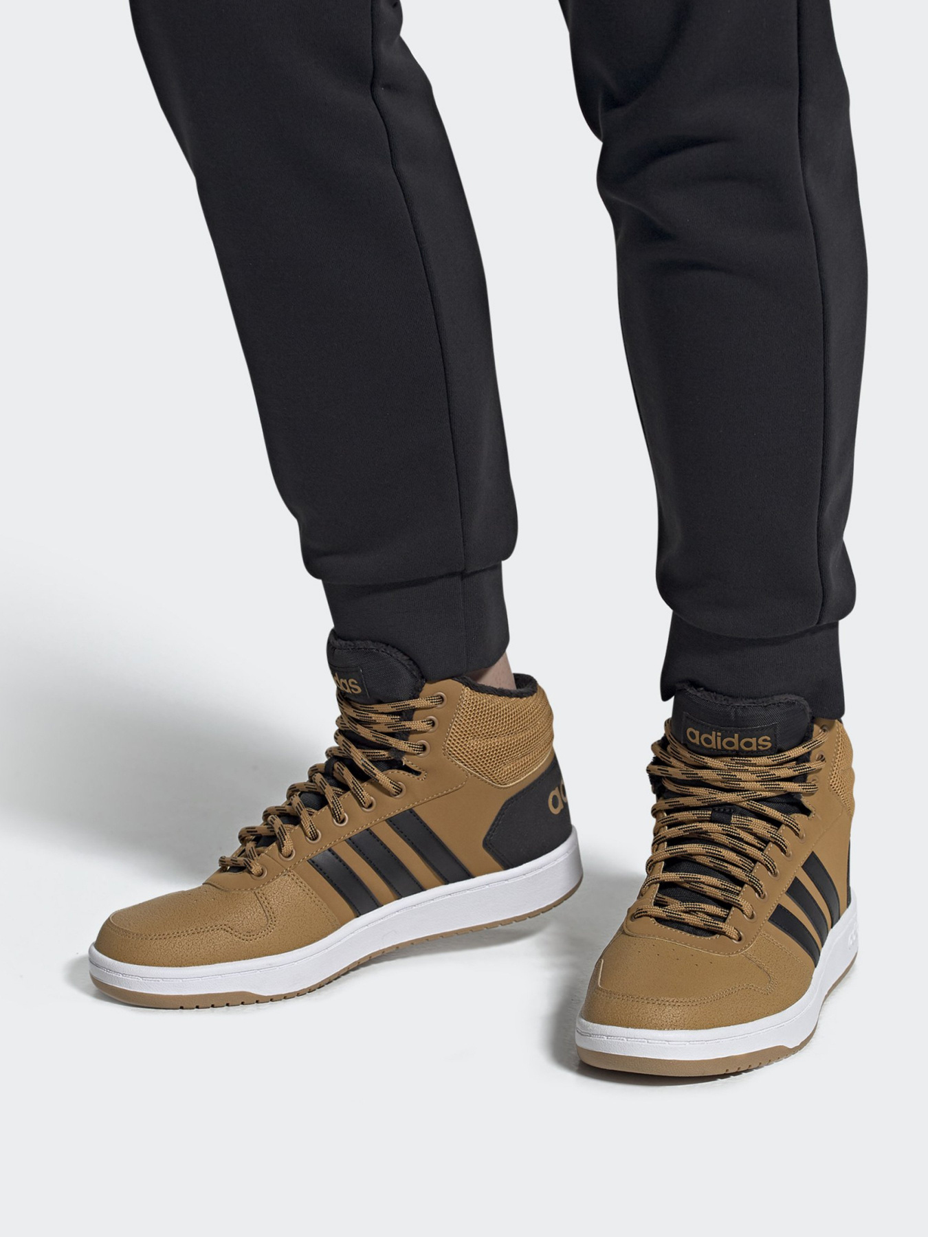Кеды высокие Adidas HOOPS 2.0 MID модель EE7371 Фото