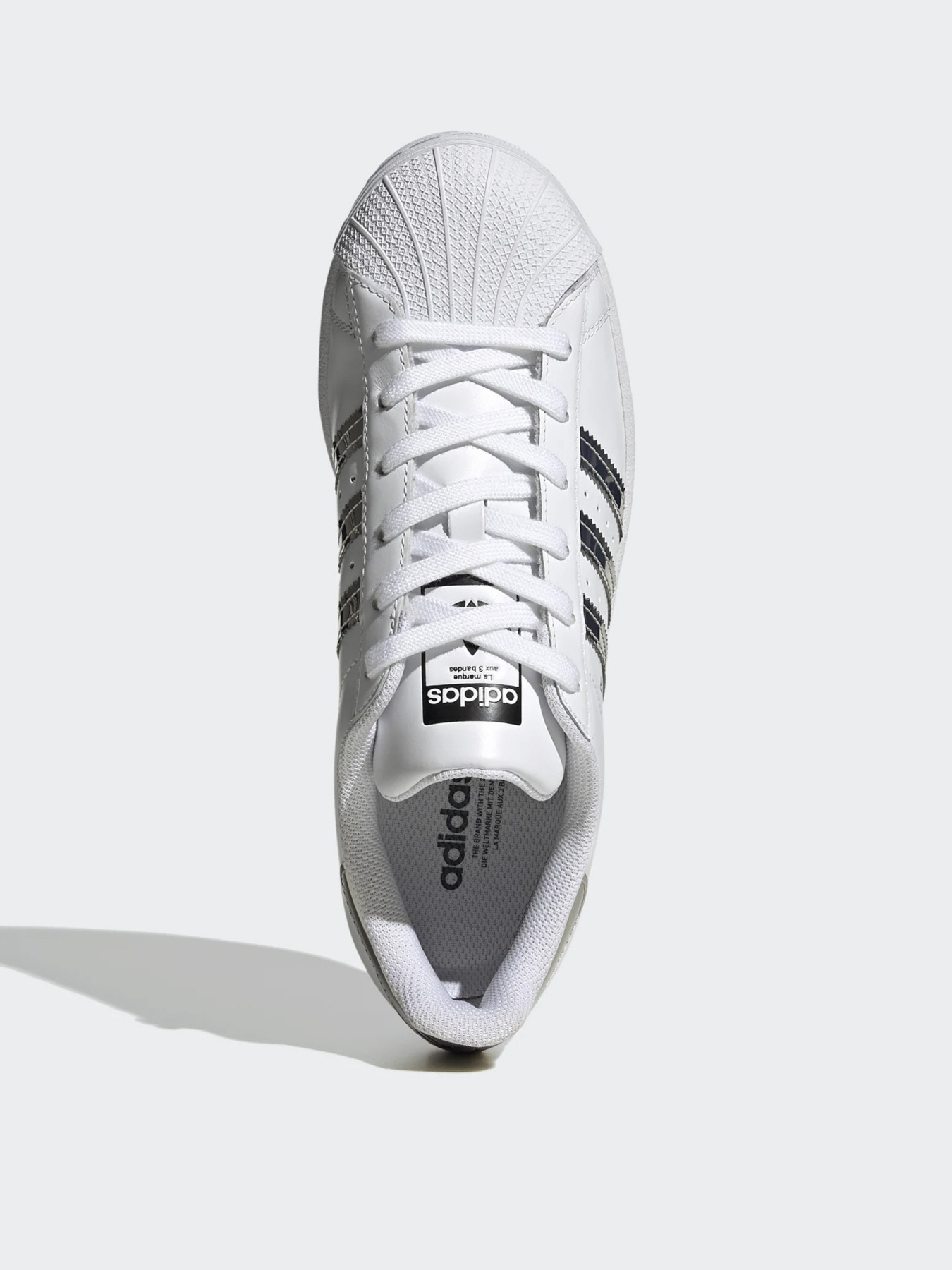 Кеды низкие Adidas Superstar Silver Metallic модель FW3915 Фото