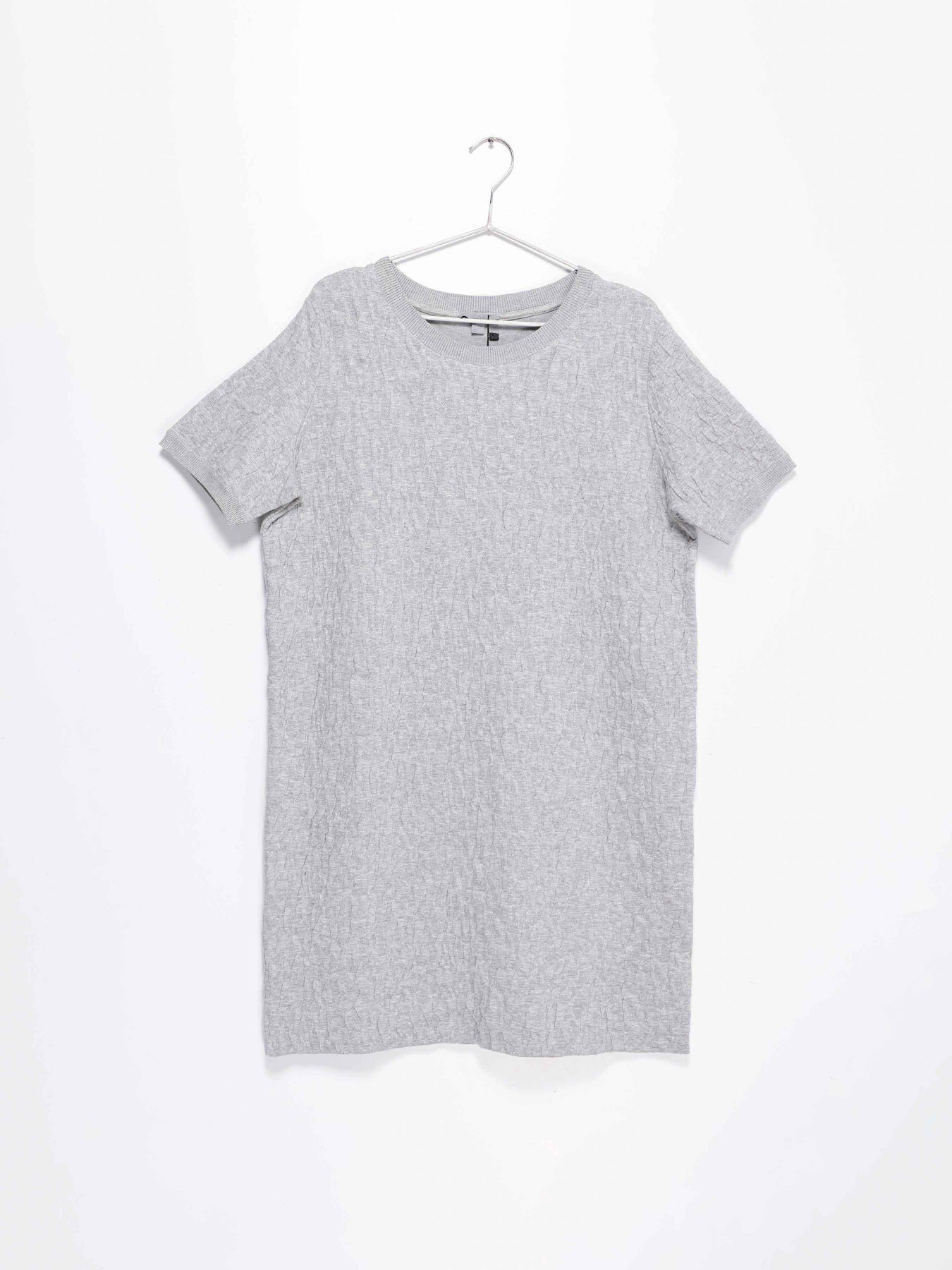 Платье-футболка COS модель 0373745_сірий Платье-футболка COS модель 0373745_сірий Фото