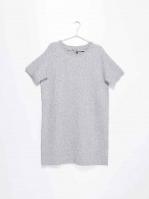 Платье-футболка COS модель 0373745_сірий Платье-футболка COS модель 0373745_сірий Фото