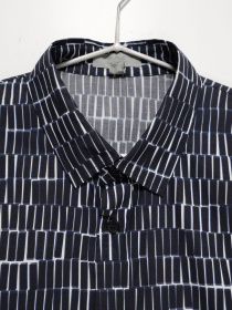 Рубашка COS модель 0386113_т.синій комб. Фото