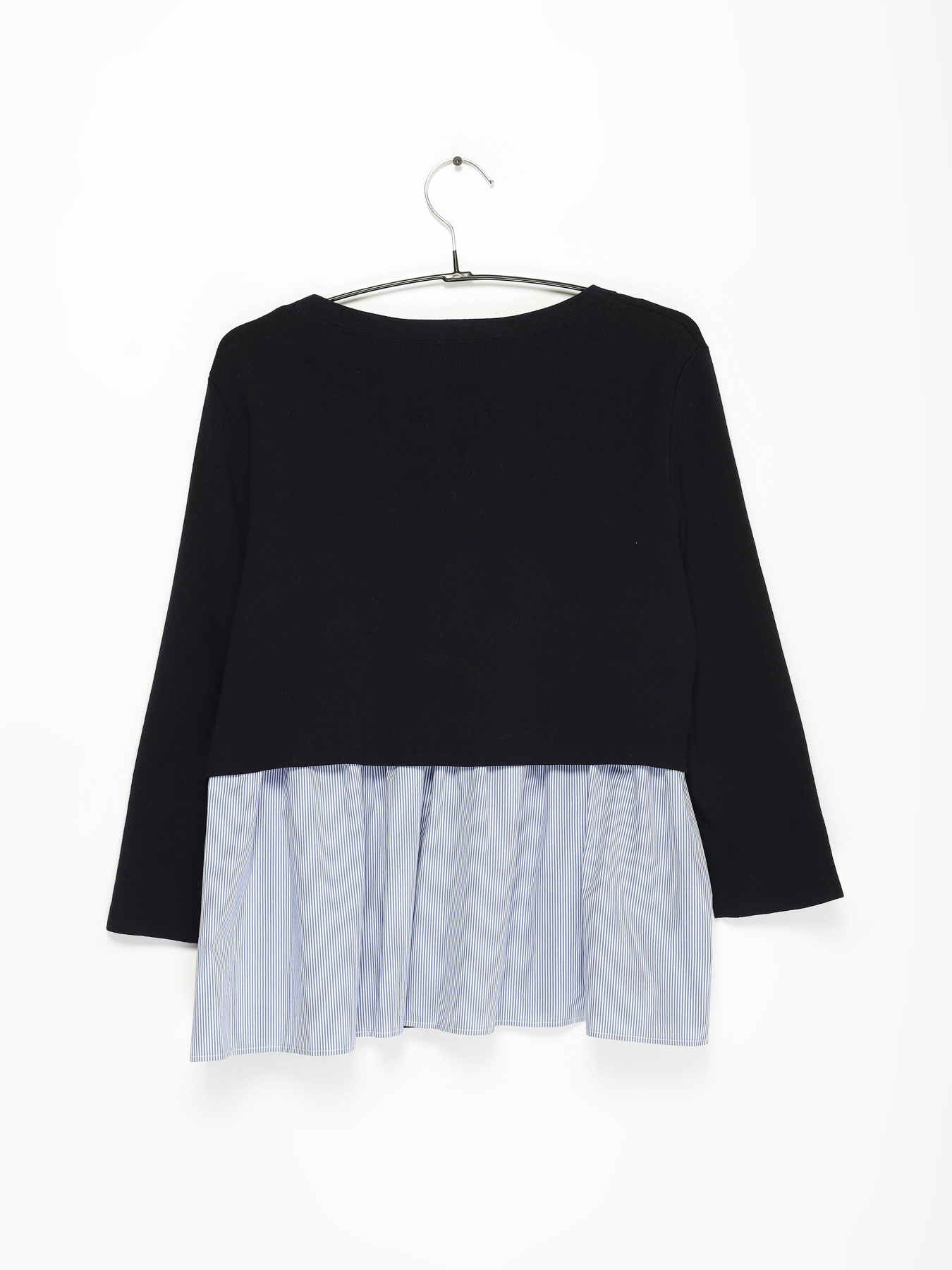 Джемпер COS модель 0396794_т.синій комб. Фото