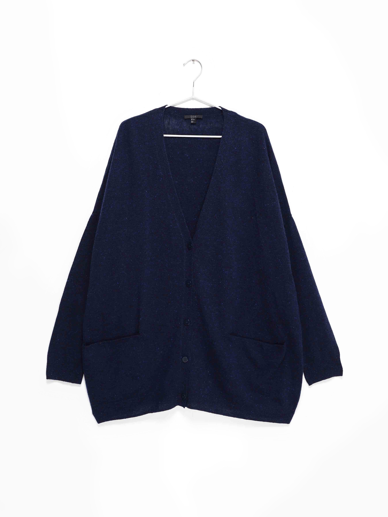 Кардиган COS модель 0397373_т.синій комб. Фото