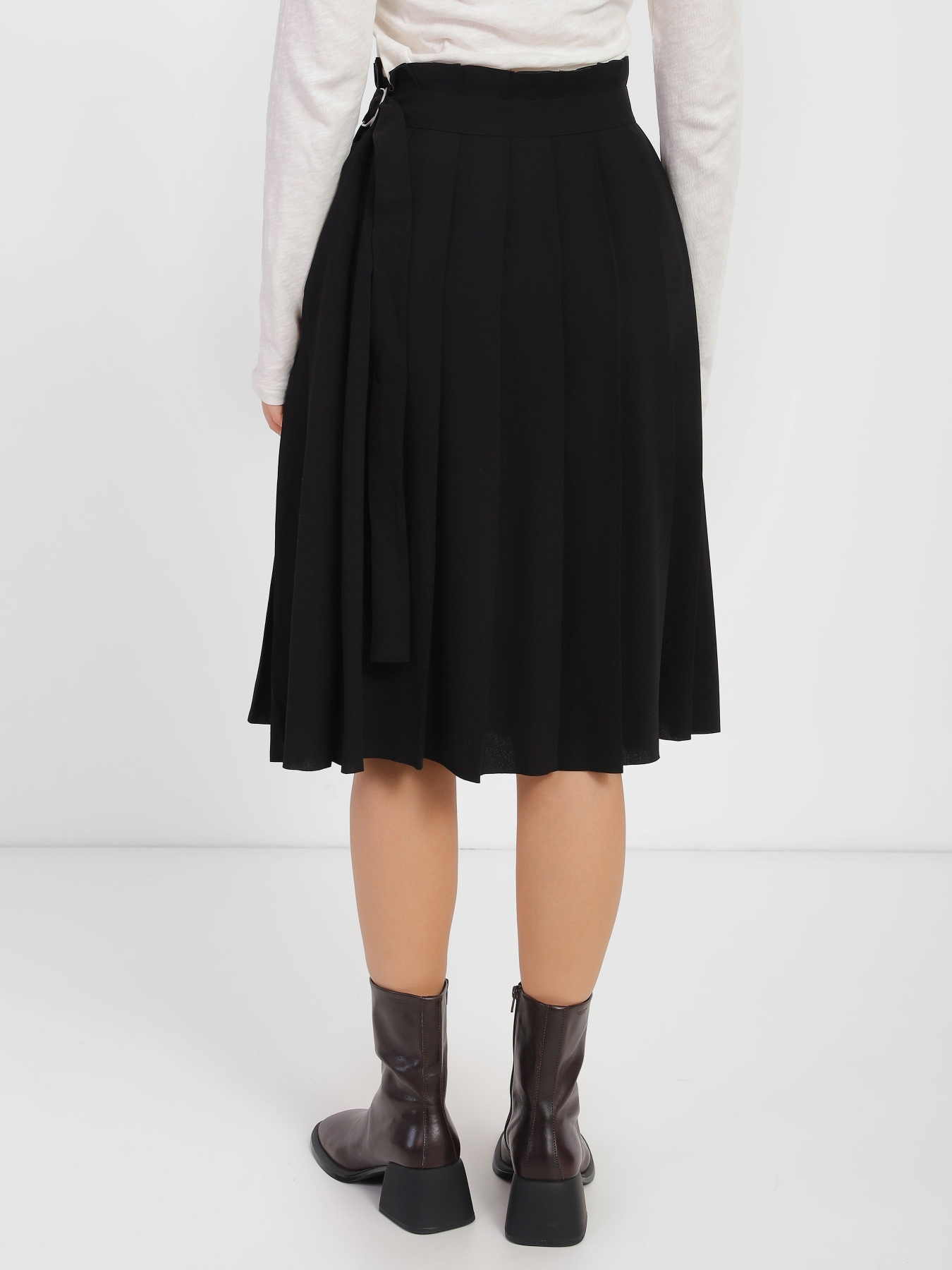 Спідниця міді COS модель 0409826_чорний Фото
