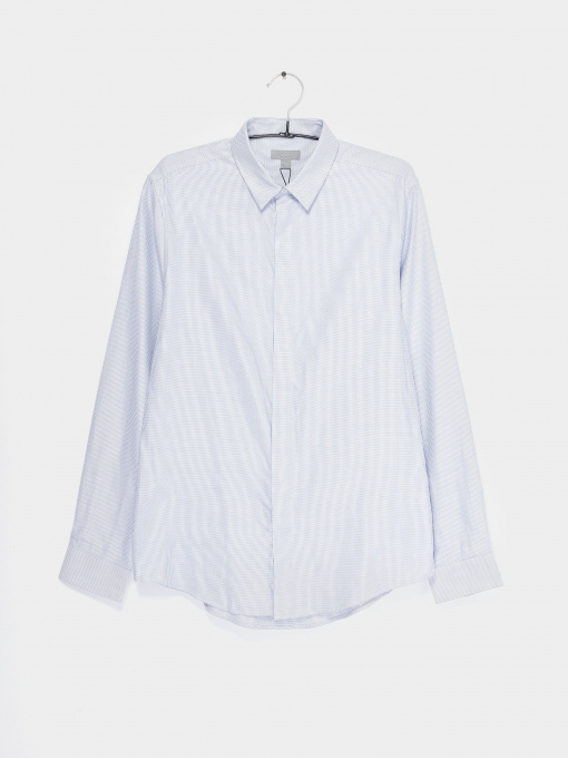 Сорочка повсякденна COS модель 0429237_блакитний комб. Фото