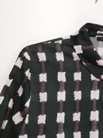 Блуза COS модель 0434331_т.зелений комб. Блуза COS модель 0434331_т.зелений комб. Фото