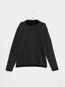 Джемпер COS модель 0458512_чорний комб. Фото