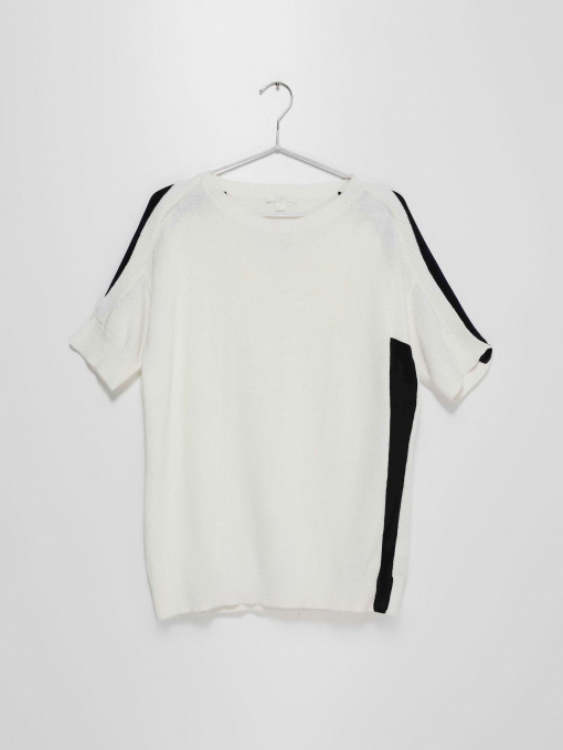 Футболка COS модель 0458645_білий з т.синім Фото