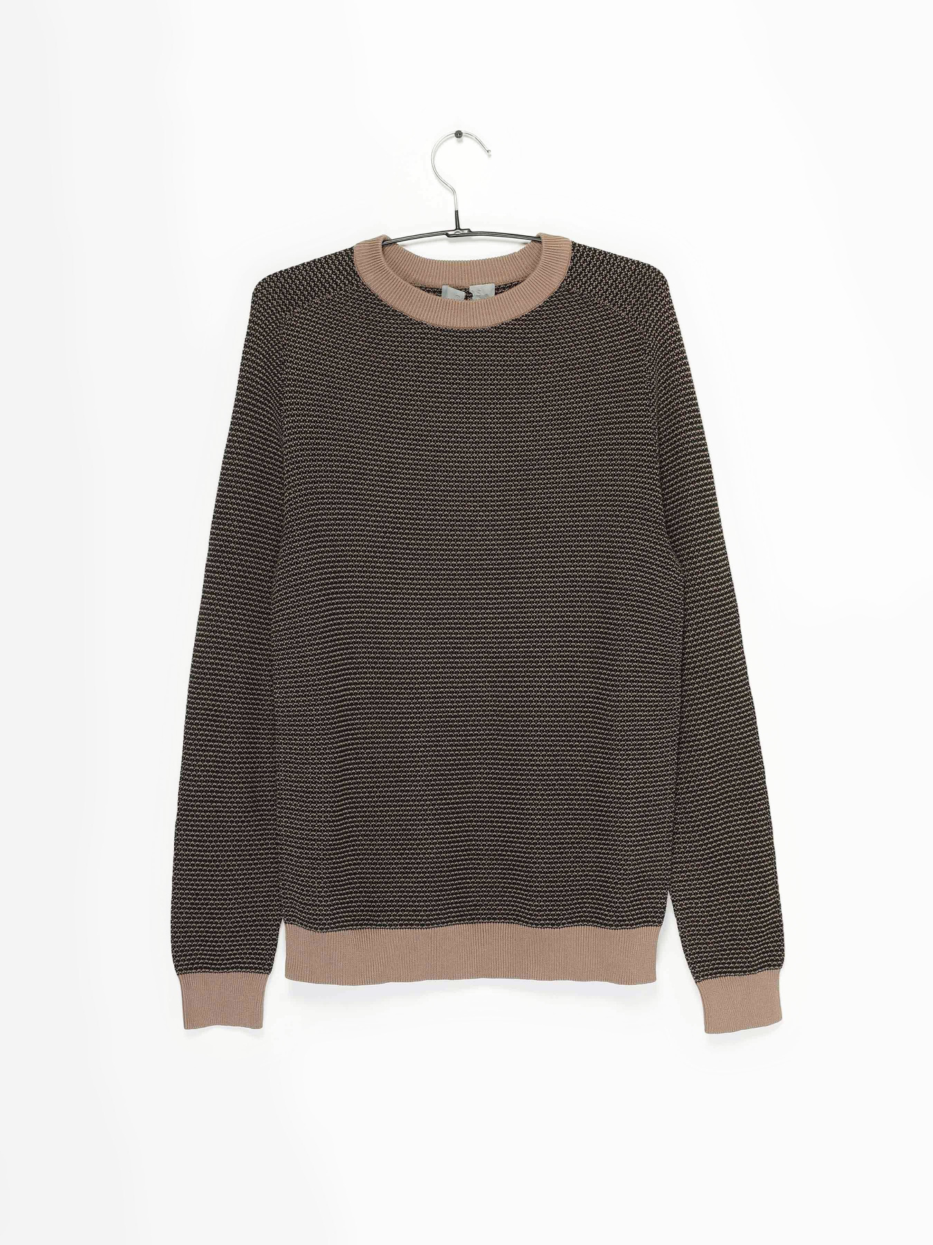 Джемпер COS модель 0470455_коричневий комб. Фото