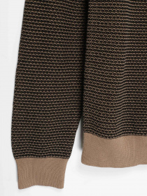 Джемпер COS модель 0470455_коричневий комб. Фото