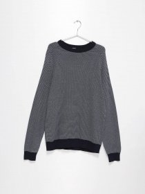 Джемпер COS модель 0470455_т.синій комб. Фото