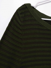 Джемпер COS модель 0476980_т.зелений комб. Фото