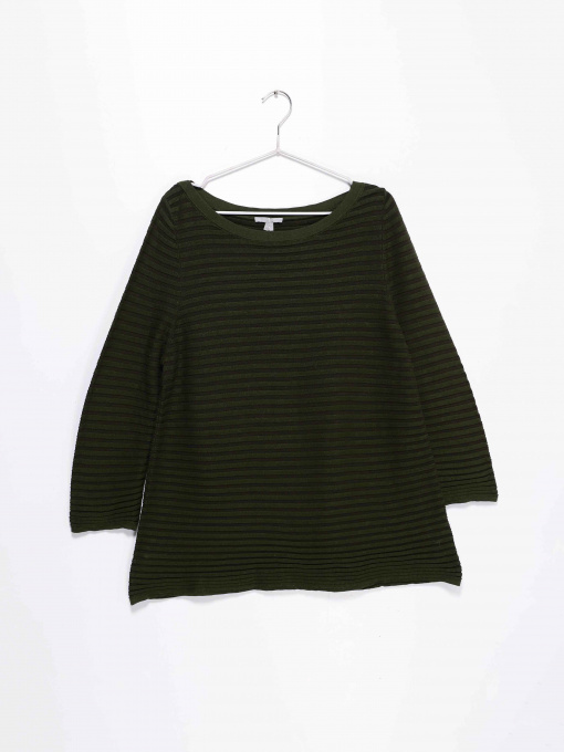 Джемпер COS модель 0476980_т.зелений комб. Фото