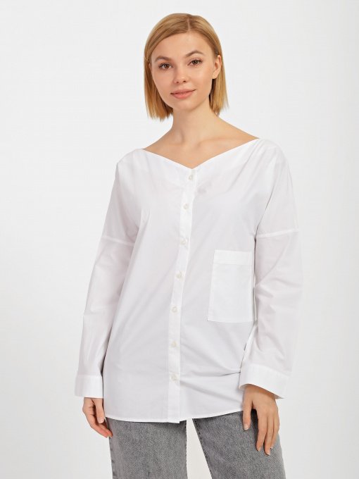 Блуза COS модель 0495250_білий Фото