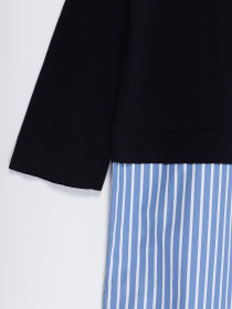 Платье мини COS модель 0521059_т.синій комб. Фото