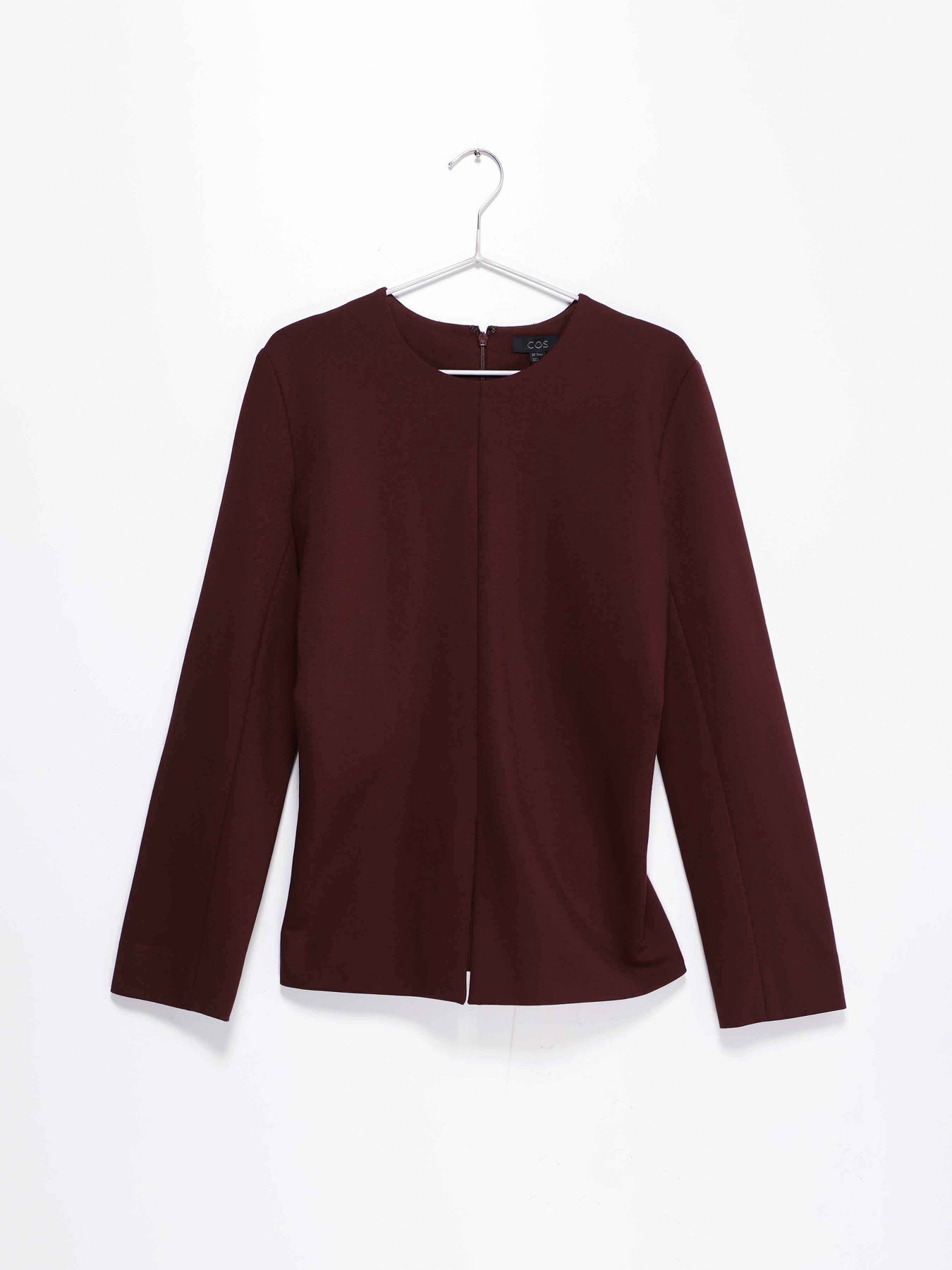 Джемпер COS модель 0532363_т.бордовий Фото