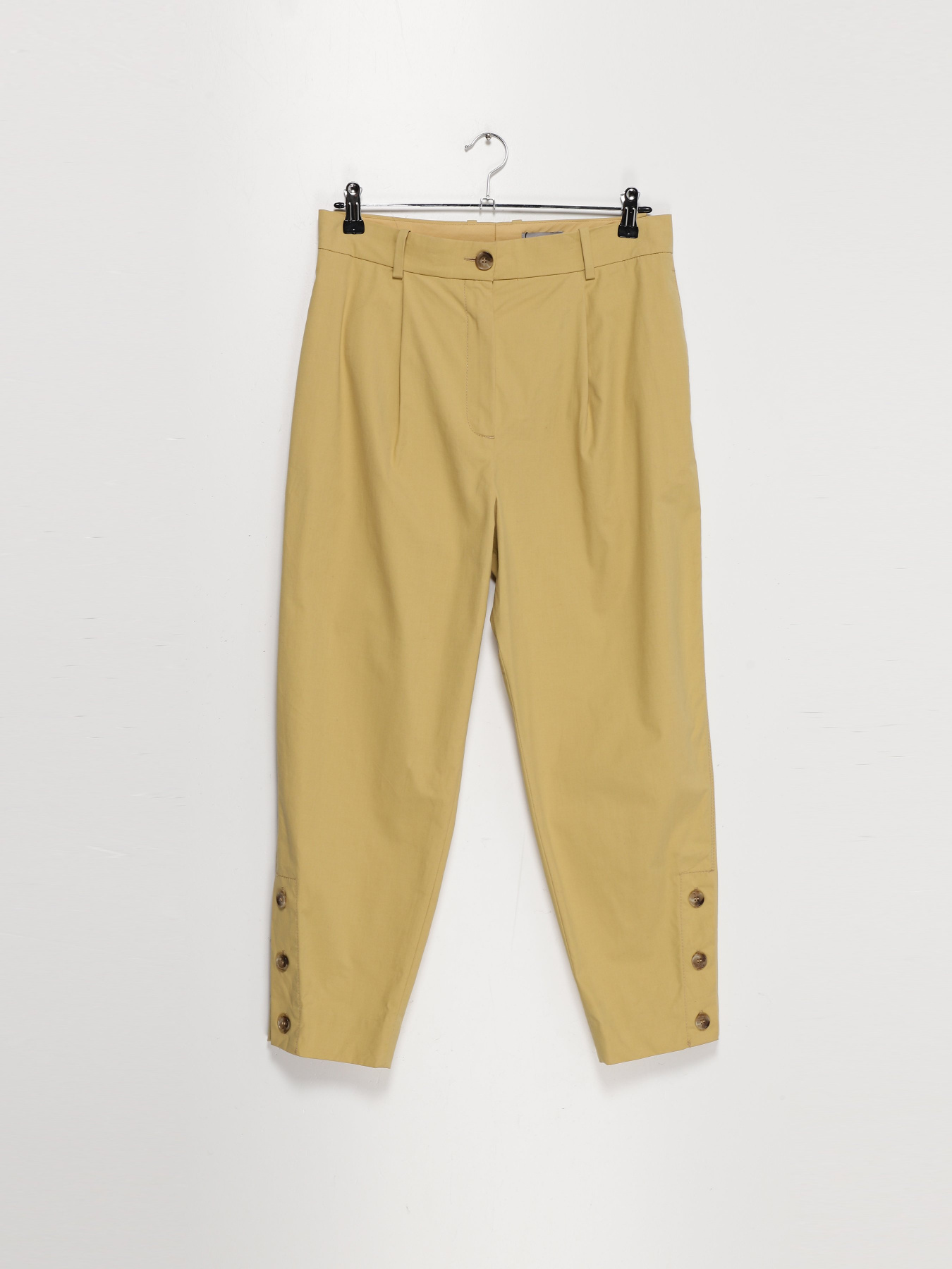 Повсякденні штани COS модель 0540975_с.гірчичний Фото