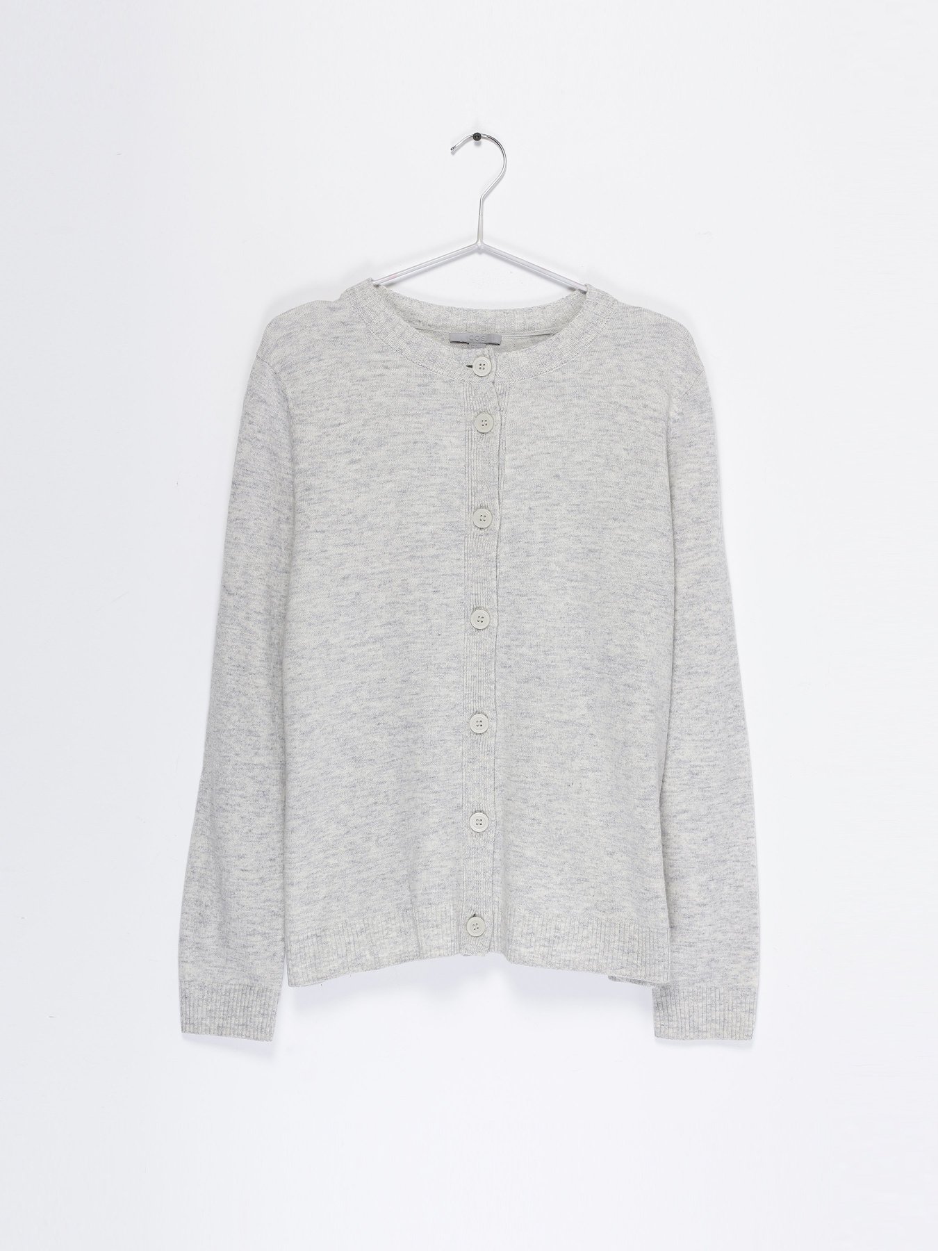 Кардиган COS модель 0574766_с.сірий комб. Фото