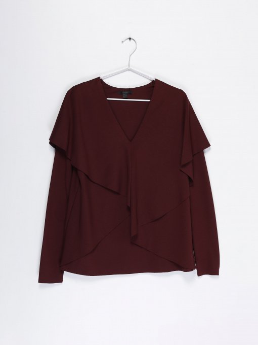 Джемпер COS модель 0585578_т.бордовий Фото