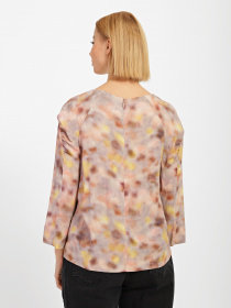 Блуза COS модель 0586983_бежевий комб. Фото