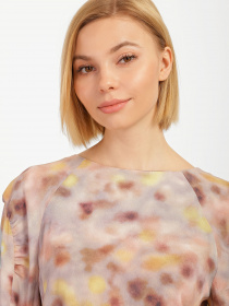 Блуза COS модель 0586983_бежевий комб. Фото