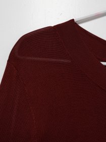 Платье мини COS модель 0597803_бордовий Платье мини COS модель 0597803_бордовий Фото