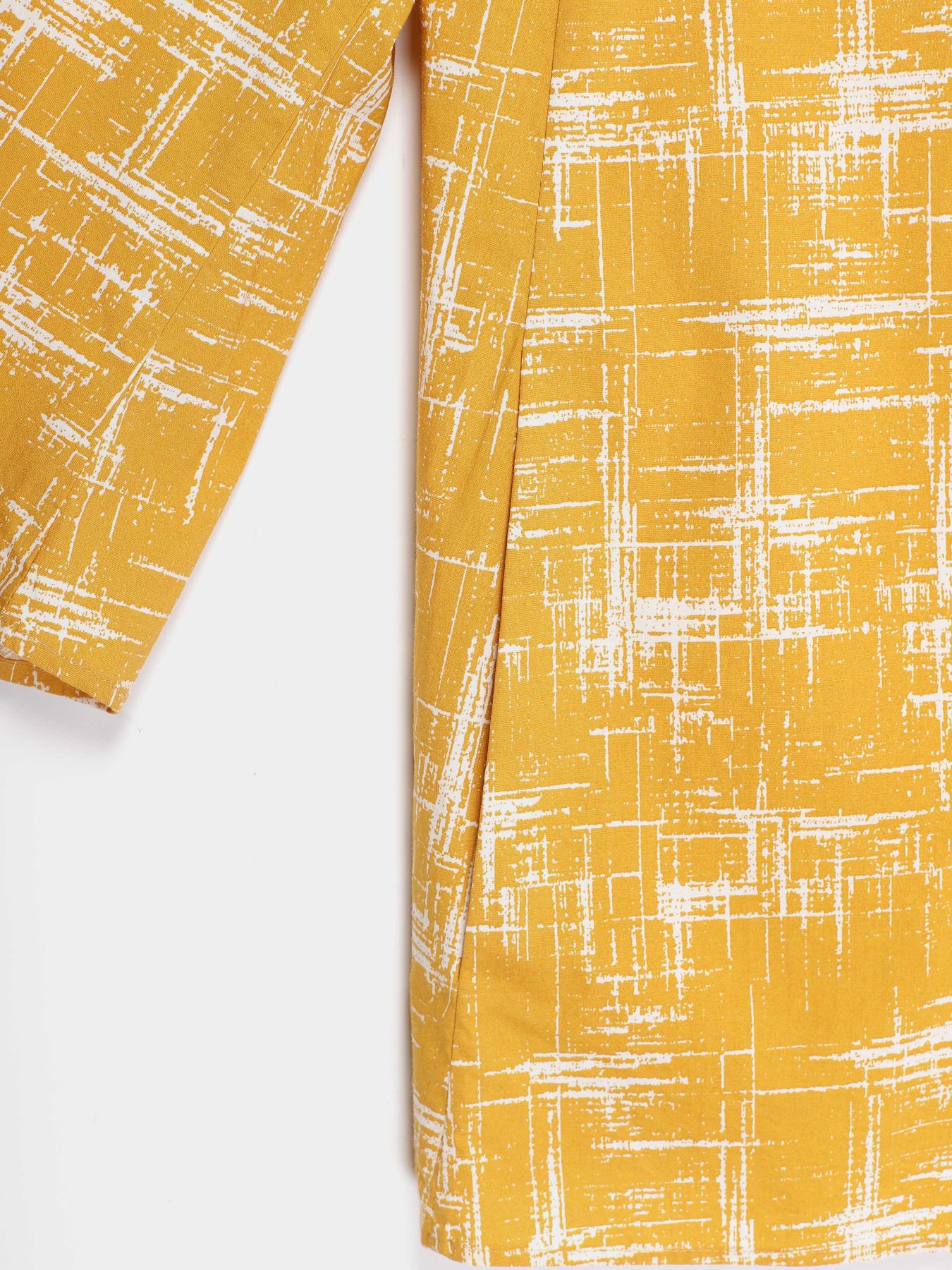 Блуза COS модель 0604115_жовтий комб. Фото