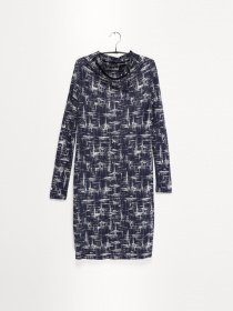 Сукня міні COS модель 0605908_т.синій з білим Фото