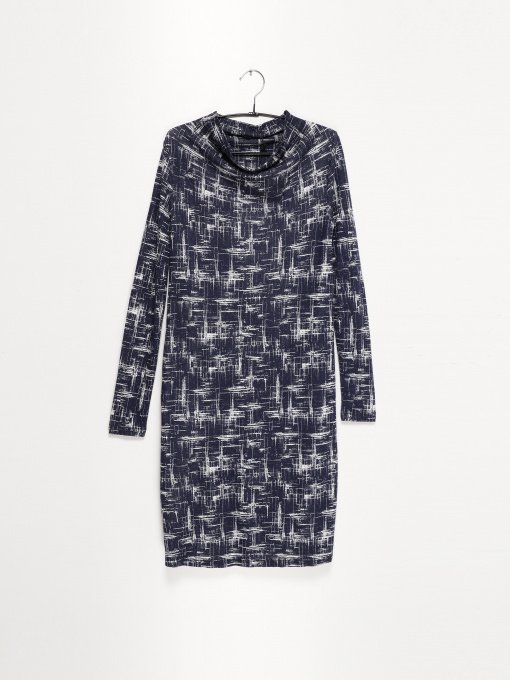 Платье мини COS модель 0605908_т.синій з білим Фото