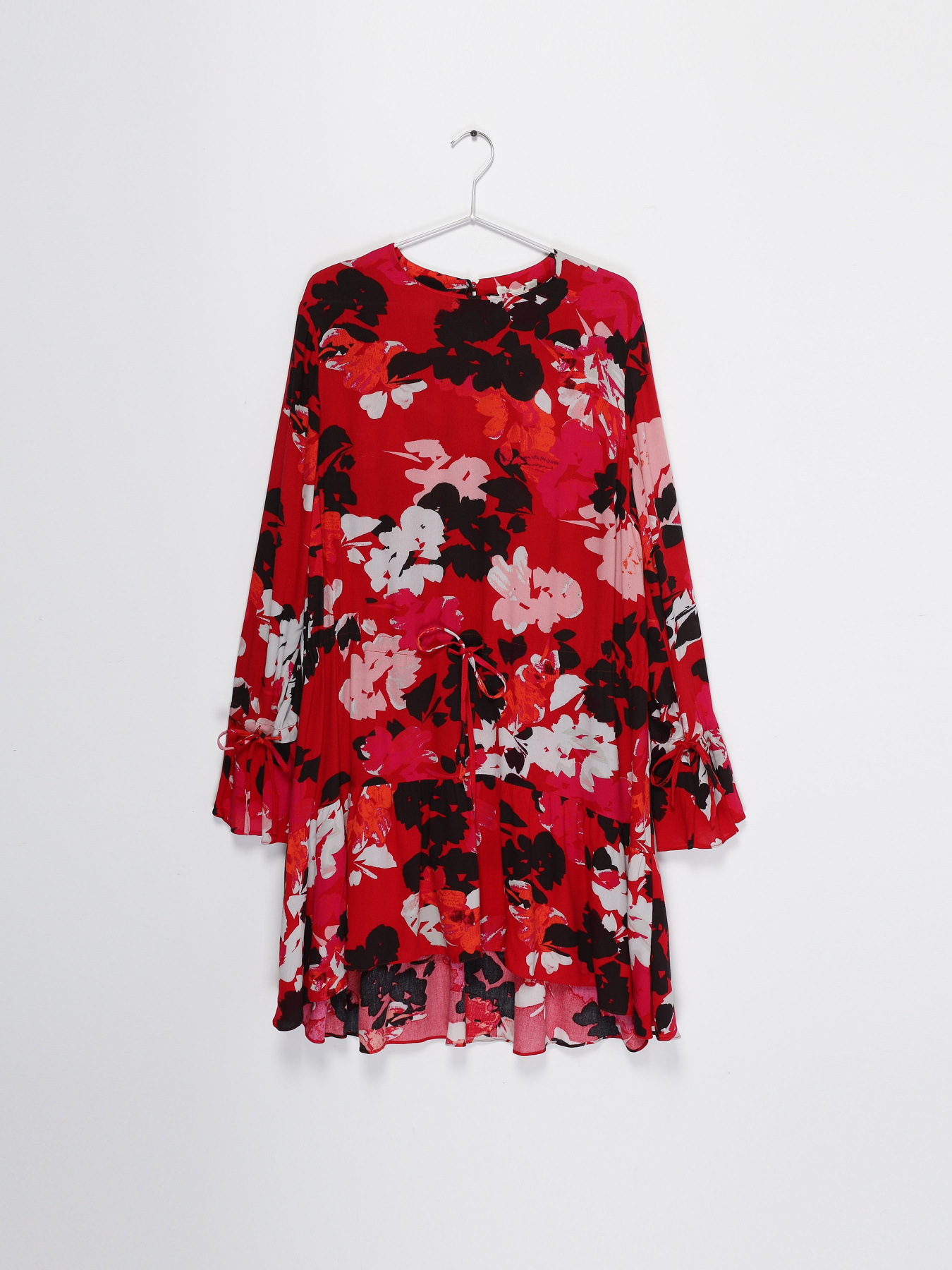 Платье мини COS модель 0610351_червоний комб. Фото