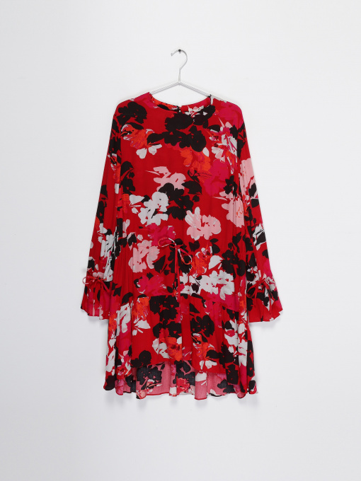 Сукня міні COS модель 0610351_червоний комб. Фото