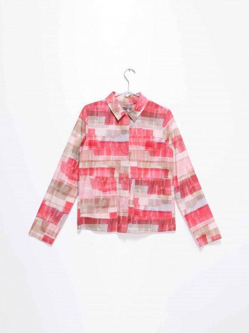 Блуза COS модель 0621726_комб. Фото