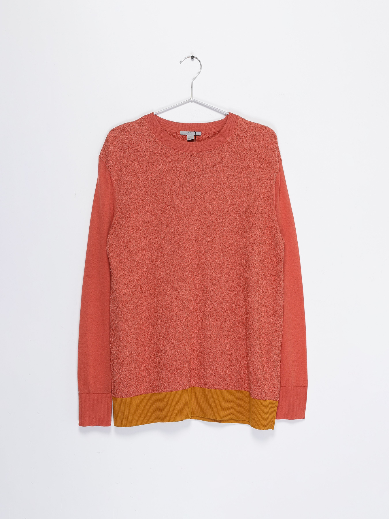 Джемпер COS модель 0627192_теракотовий з гірчичним Фото