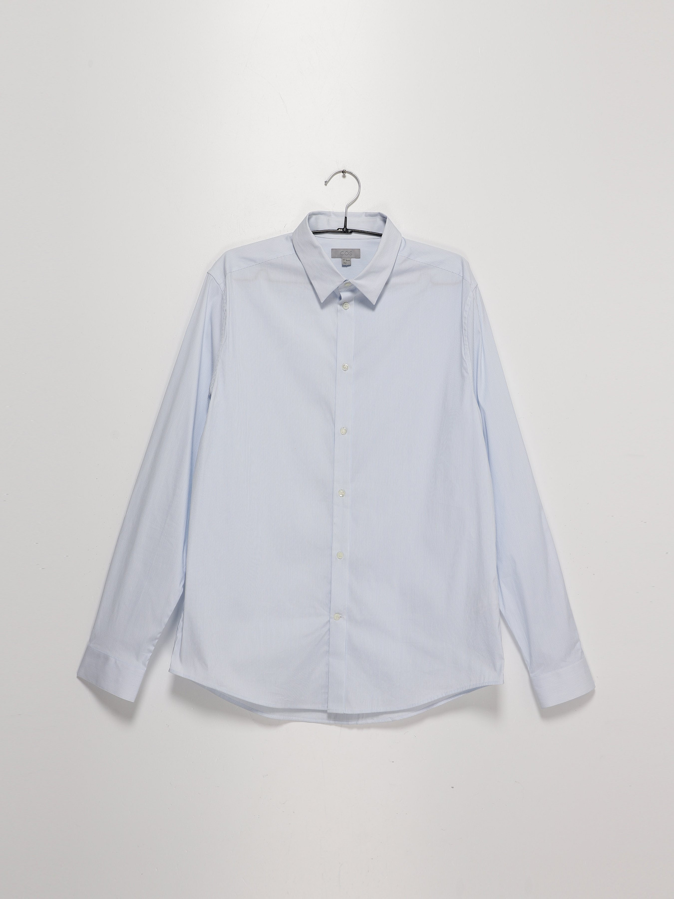 Сорочка COS модель 0648137_блакитний комб. Фото